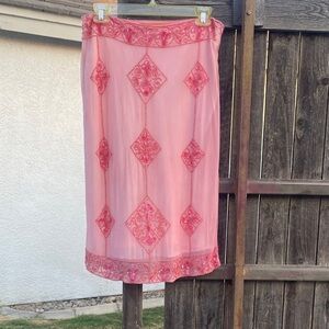 Vintage made in India ladies skirt  some flaws on the back in picture